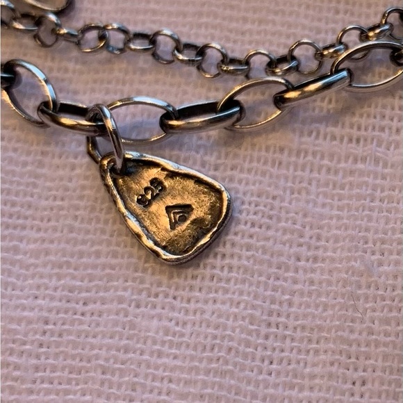 Silpada 925 Sterling Silver Crystal Long Tassel Necklace - Picture 5 of 9